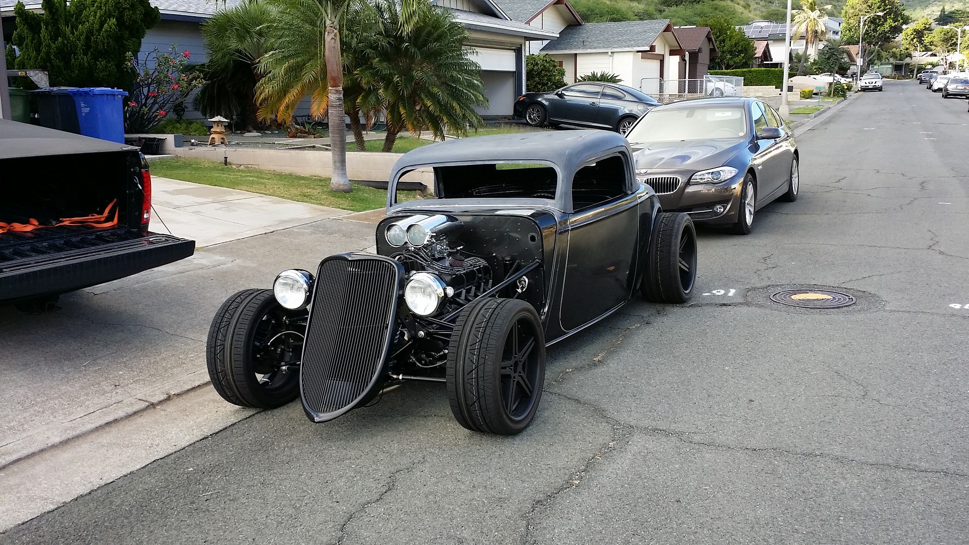 Gloss clear over flat black single stage • How to Paint Your Own Car